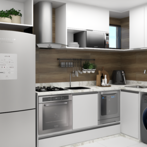 cozinha 02 apto mp Dom Arquittetura - Arquiteto - Dayane Medeiro