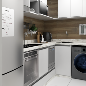 cozinha 04 apto mp Dom Arquittetura - Arquiteto - Dayane Medeiro