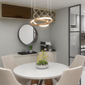 sala jantar 01 apto mp Dom Arquittetura - Arquiteto - Dayane Medeiro