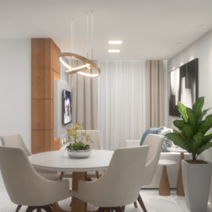 sala 2 apto mp Dom Arquittetura - Arquiteto - Dayane Medeiro