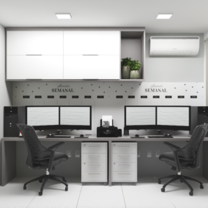 home office 01 apto mp Dom Arquittetura - Arquiteto - Dayane Medeiro