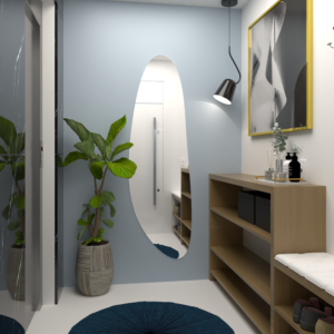 Hall MC 02 Dom Arquittetura - Arquiteto - Dayane Medeiro