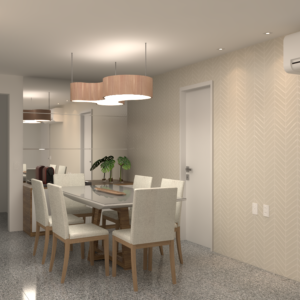 Apto TM sala 01 Dom Arquittetura - Arquiteto - Dayane Medeiro