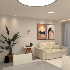 Apto TM sala 02 Dom Arquittetura - Arquiteto - Dayane Medeiro