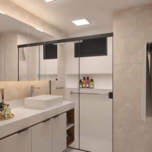 Apto TM wc master 02 Dom Arquittetura - Arquiteto - Dayane Medeiro