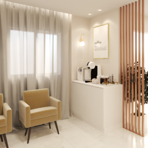 Dom arquittetura - Projeto interiores Salão JL