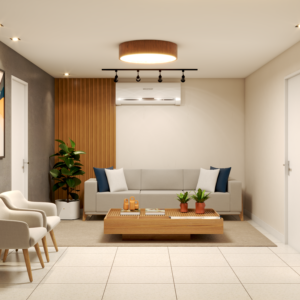 Recepção - Projeto corporativo - DOM - Arquiteta Fortaleza